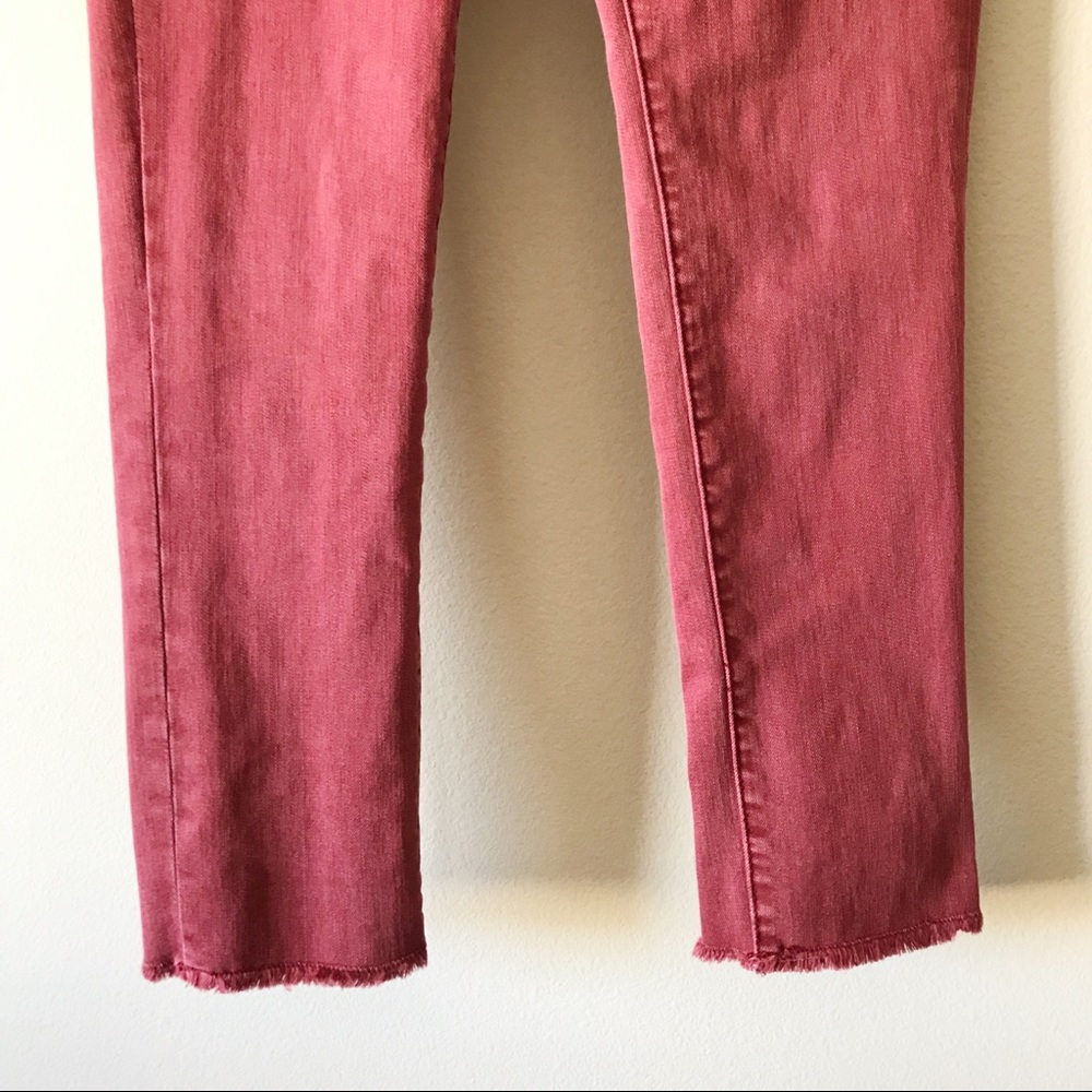 American Eagle Jegging Crop Super Stretch Red 8 - Picture 3 of 7